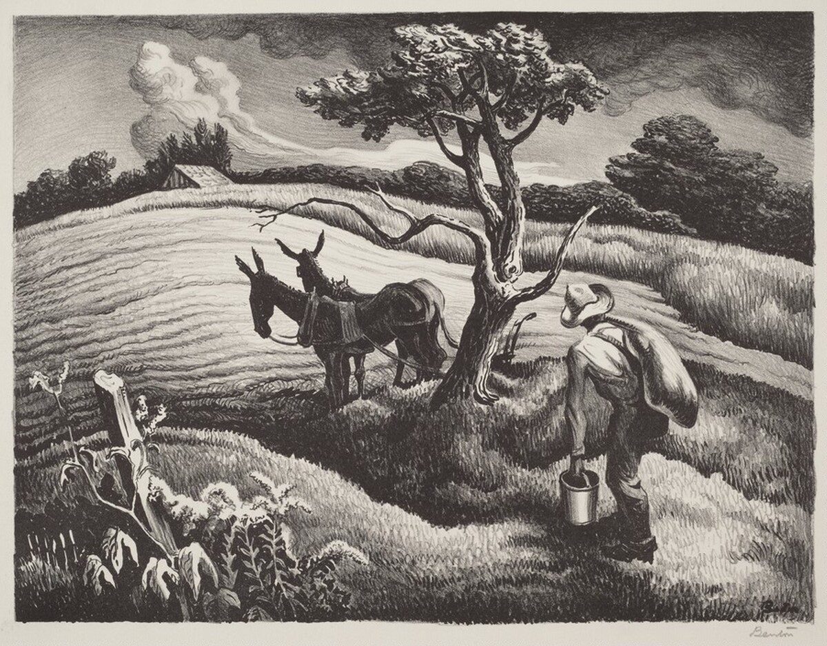 Approaching Storm by Thomas Hart Benton