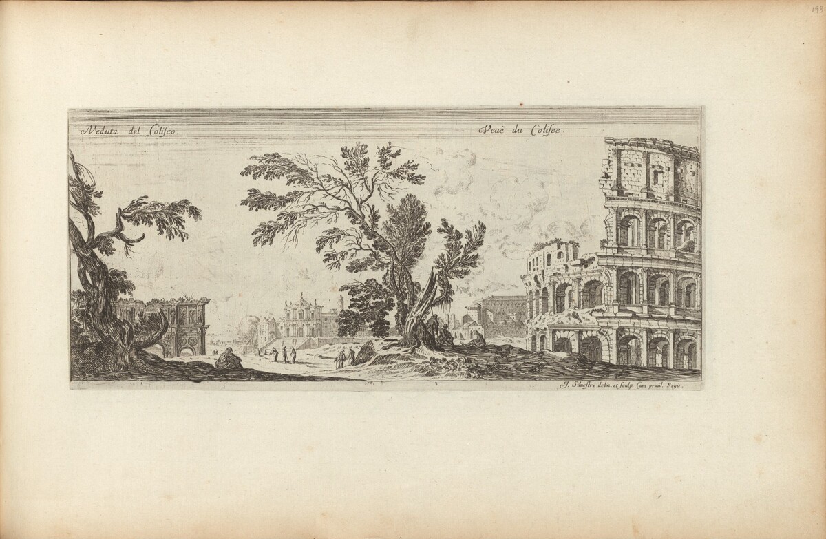 Veduta dei Coliseo by Israël Silvestre
