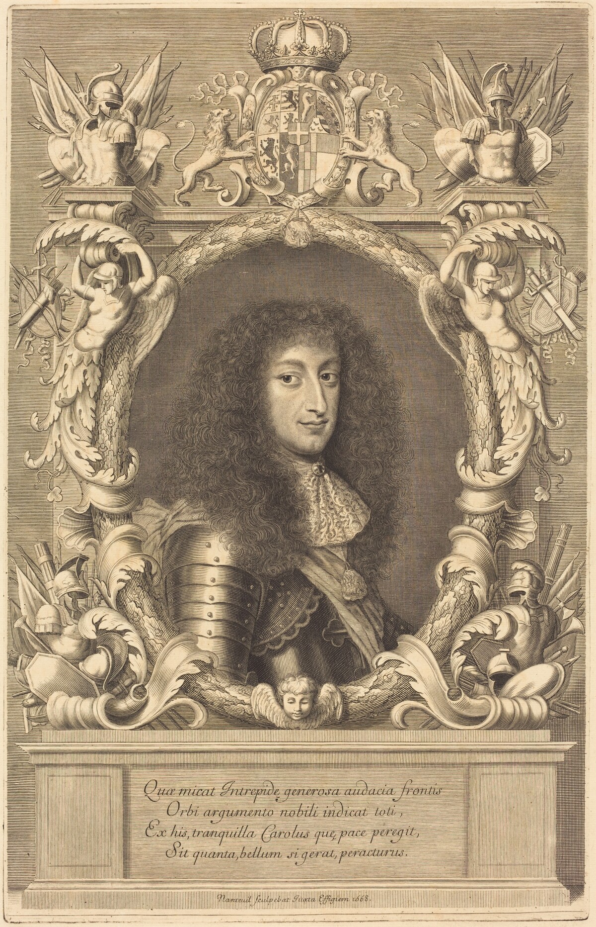 Charles-Emmanuel, Duc de Savoie by Robert Nanteuil after Justus van Verus