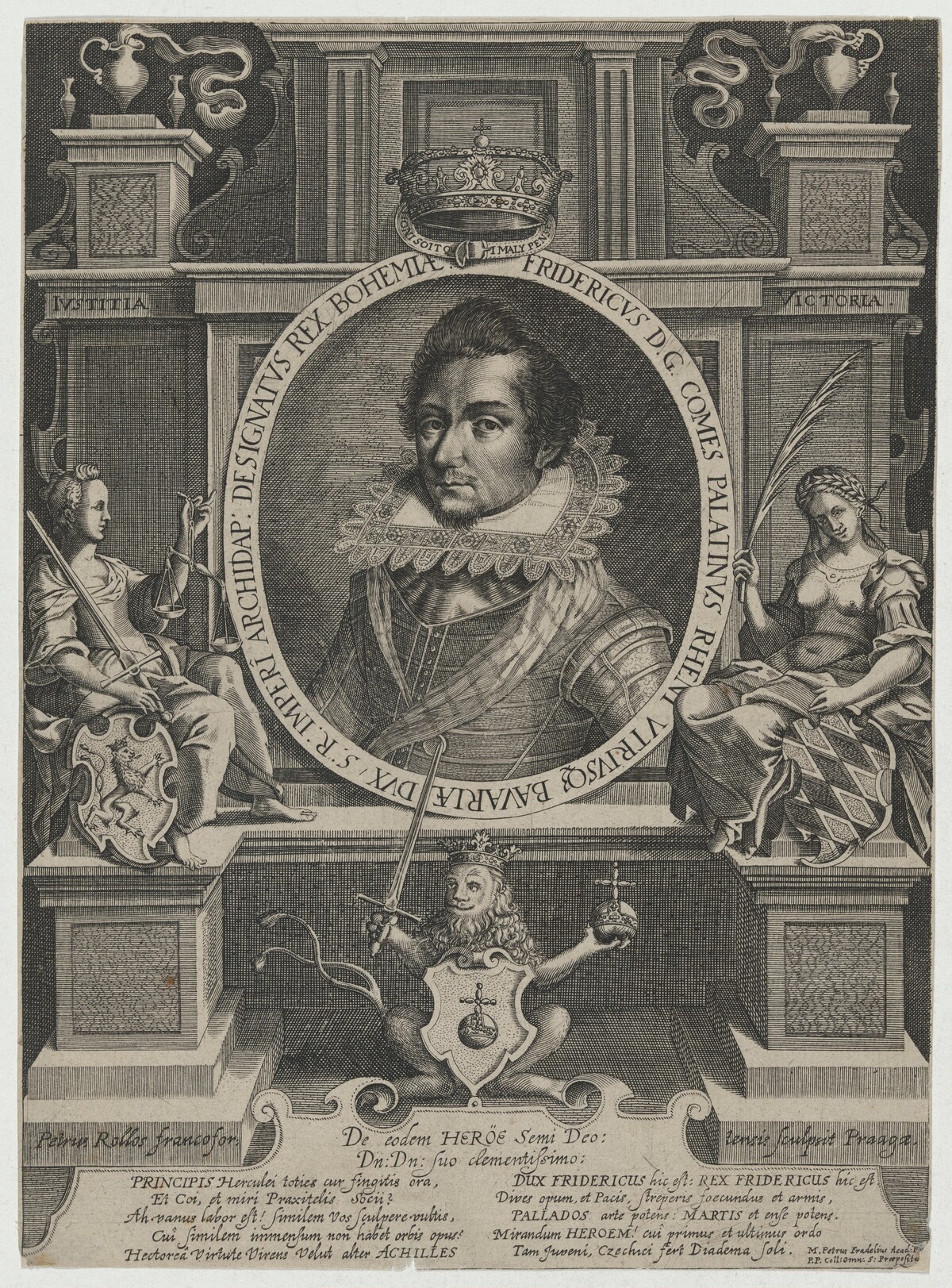 Frederick V, King of Bohemia by Pieter Rollos I