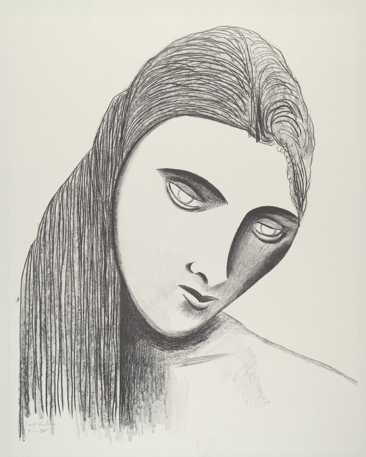 Large Head by Walt Kuhn