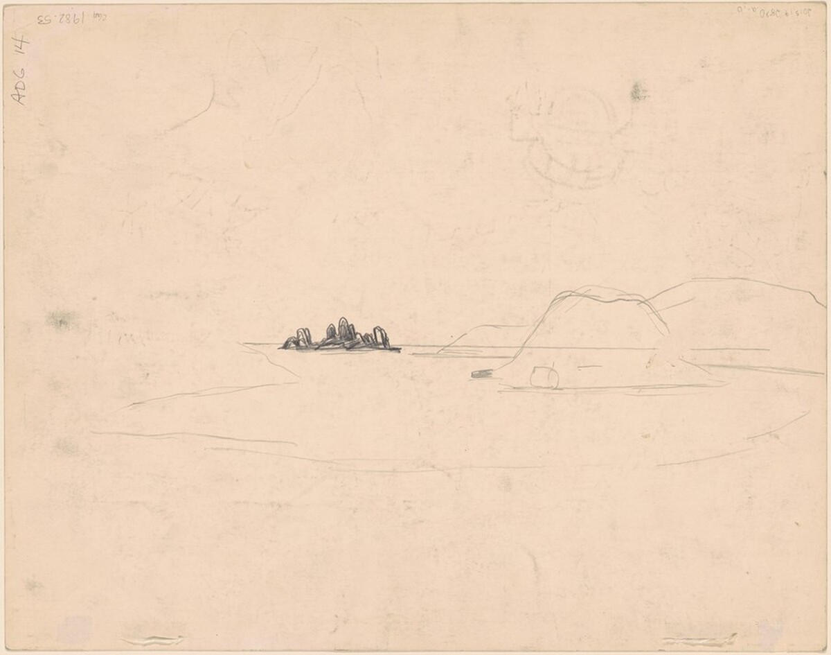 Tropical Bay [verso] by William Vaughn Cash