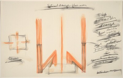 Vertical Orange Floor Neon