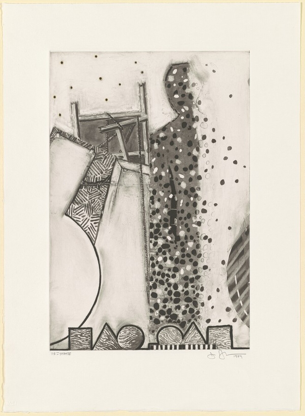 The Seasons (Winter) [state proof of 15th state] by Jasper Johns