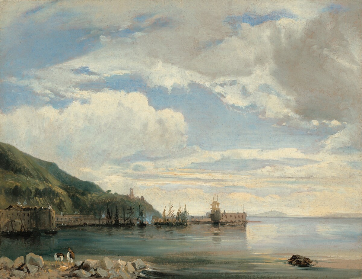 On the Bay of Naples by Léon-François-Antoine Fleury