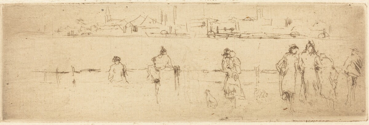 A Sketch of the Embankment by James McNeill Whistler
