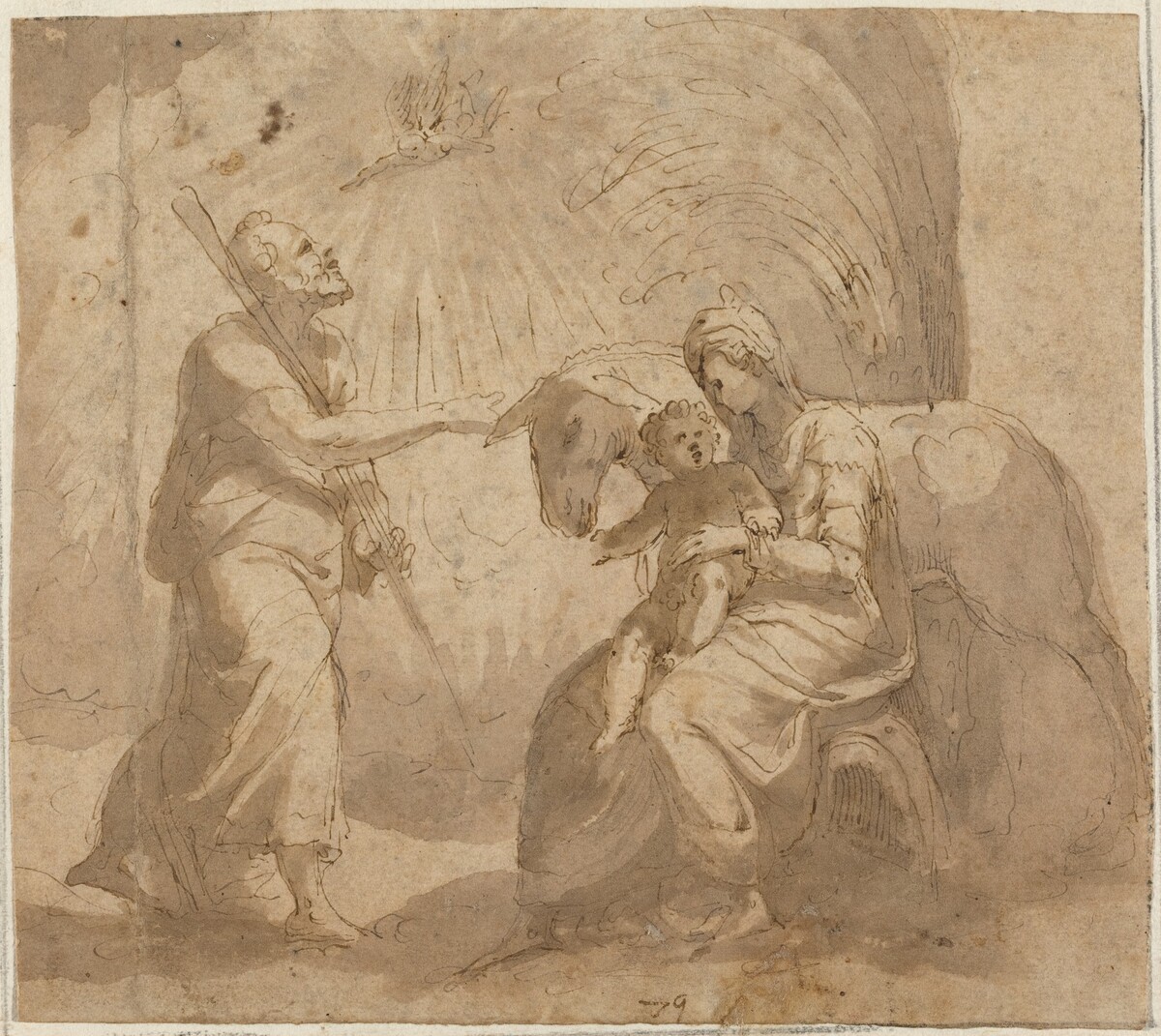 The Rest on the Flight into Egypt by Italian 16th Century