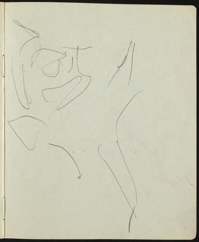 Dancers and Performers (Page from a Sketchbook)