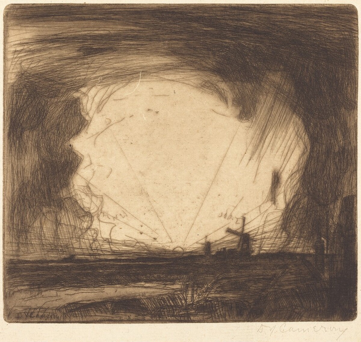 Storm: Sundown by David Young Cameron