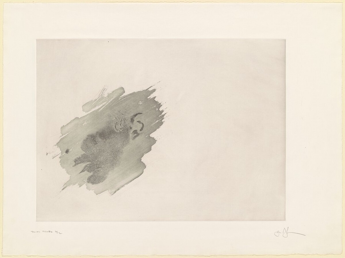 Face [trial proof 2] by Jasper Johns