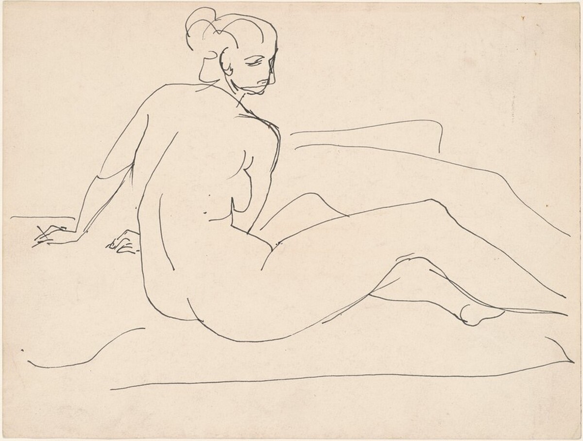 Seated Nude by Franz Kline