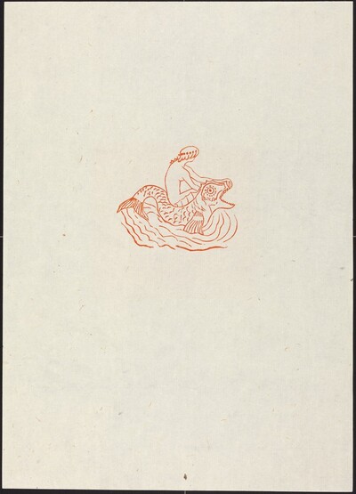 Third Eclogue: Naiad on a Dolphin (Naiade chevauchant un dauphin)
