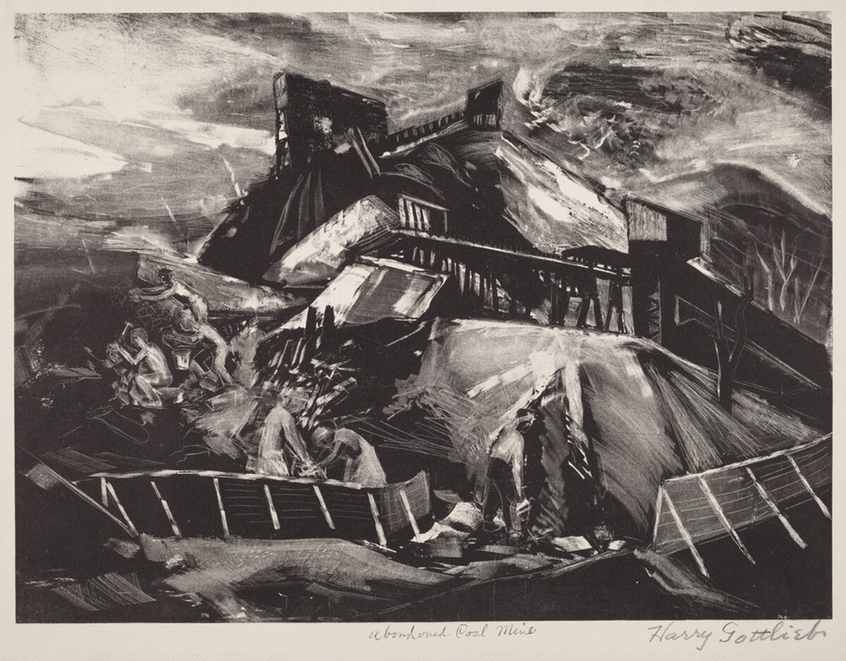 Abandoned Coal Mine by Harry Gottlieb
