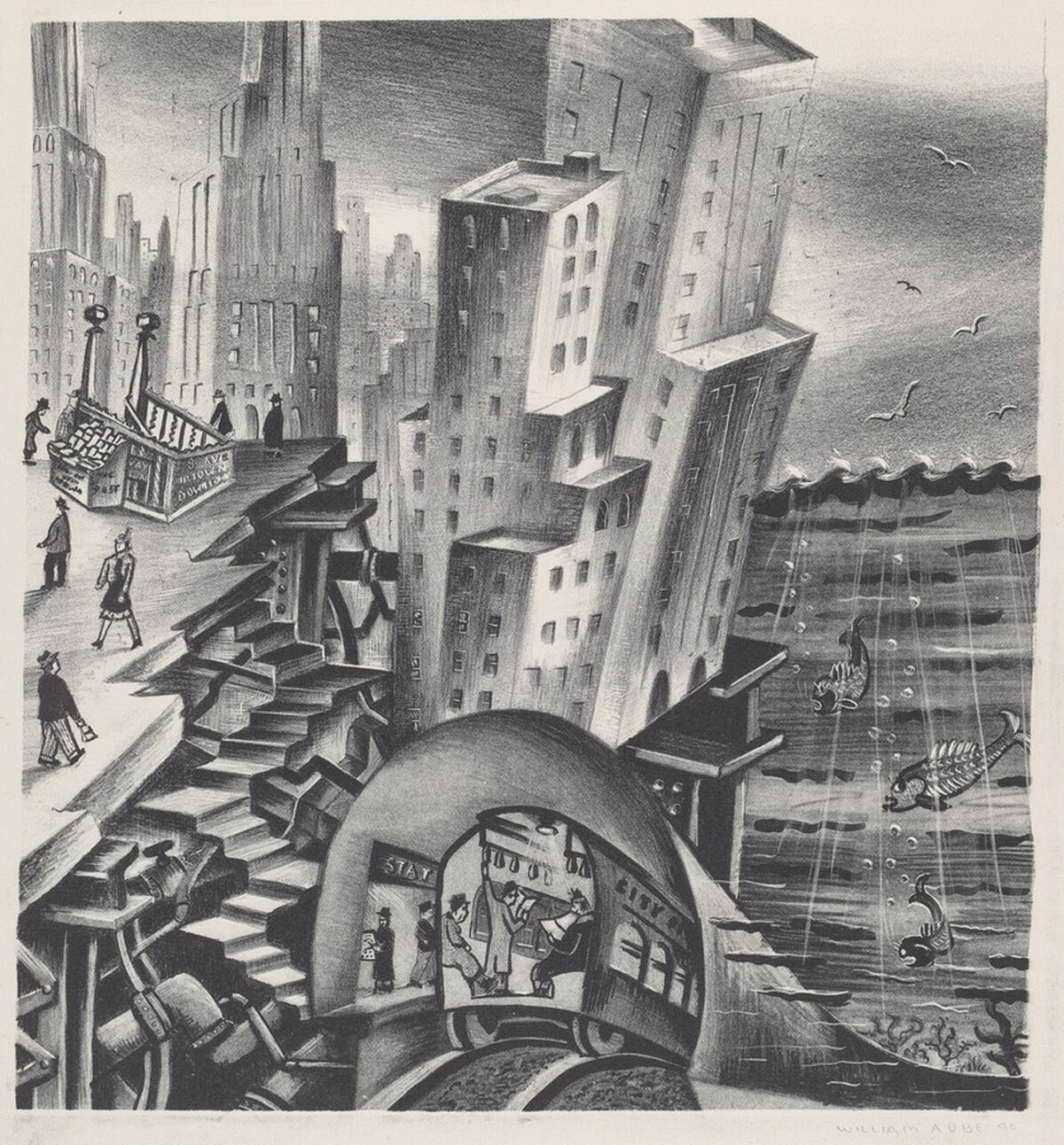 City by the Sea by William Parker Abbe