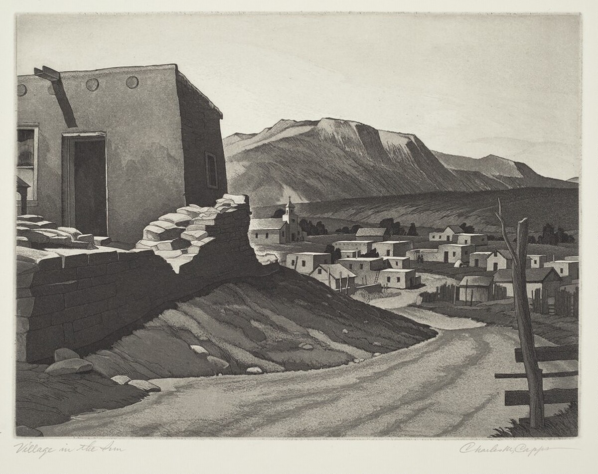 Village in the Sun by Charles M. Capps