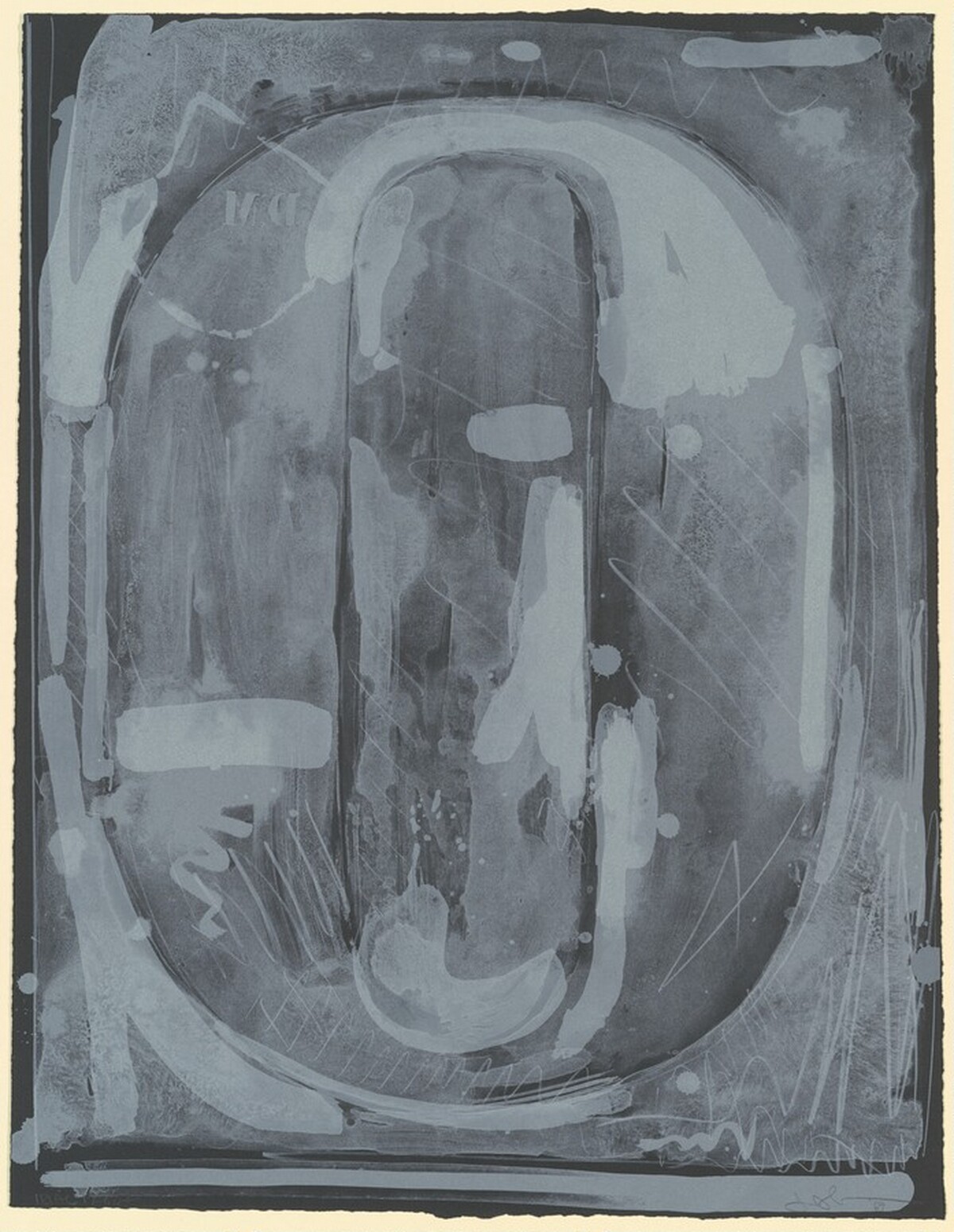 Figure 0 [trial proof] by Jasper Johns