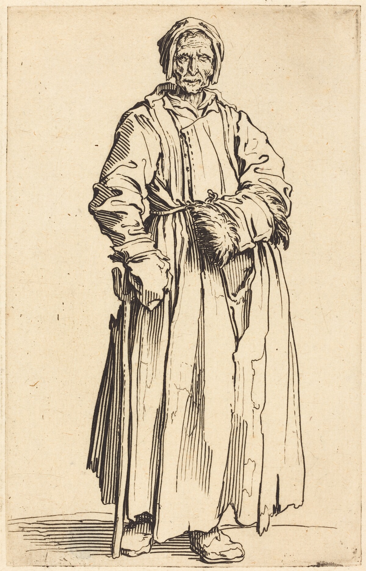 One-Eyed Woman by Jacques Callot
