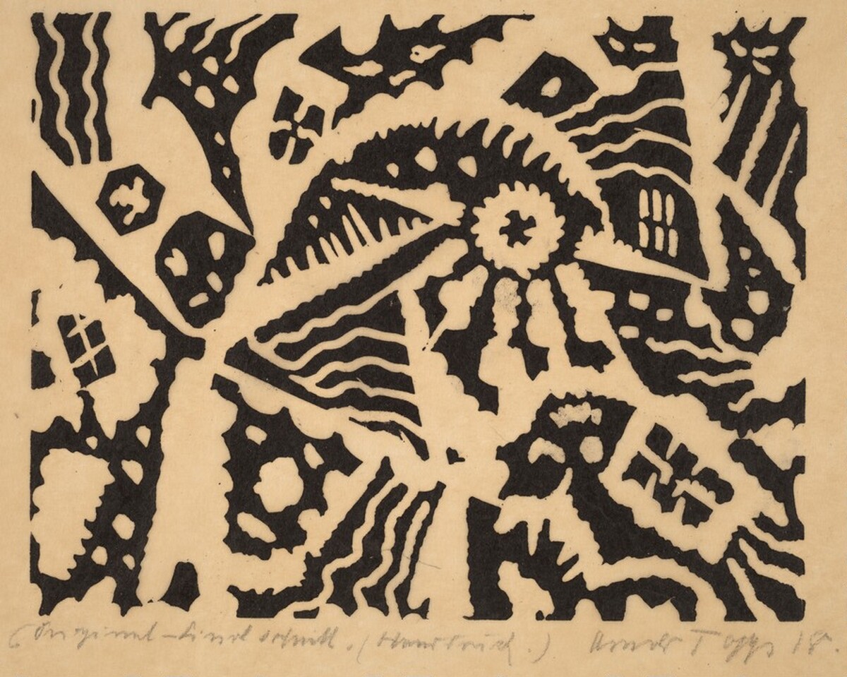 Composition / Sun in the Center by Arnold Topp