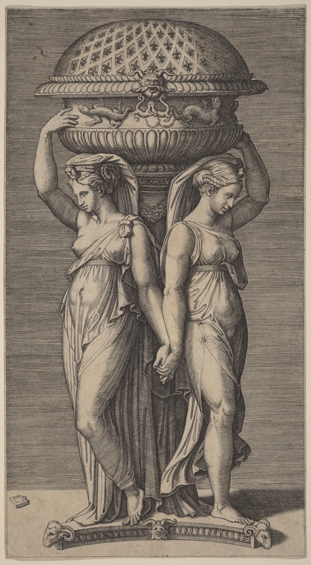 A Censer by Marcantonio Raimondi
