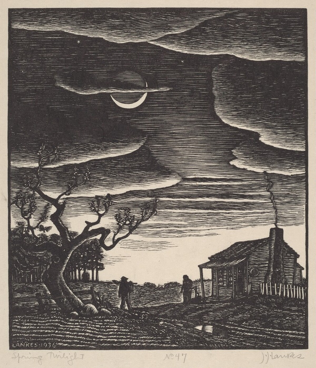 Spring Twilight, No. 2 by J. J. Lankes