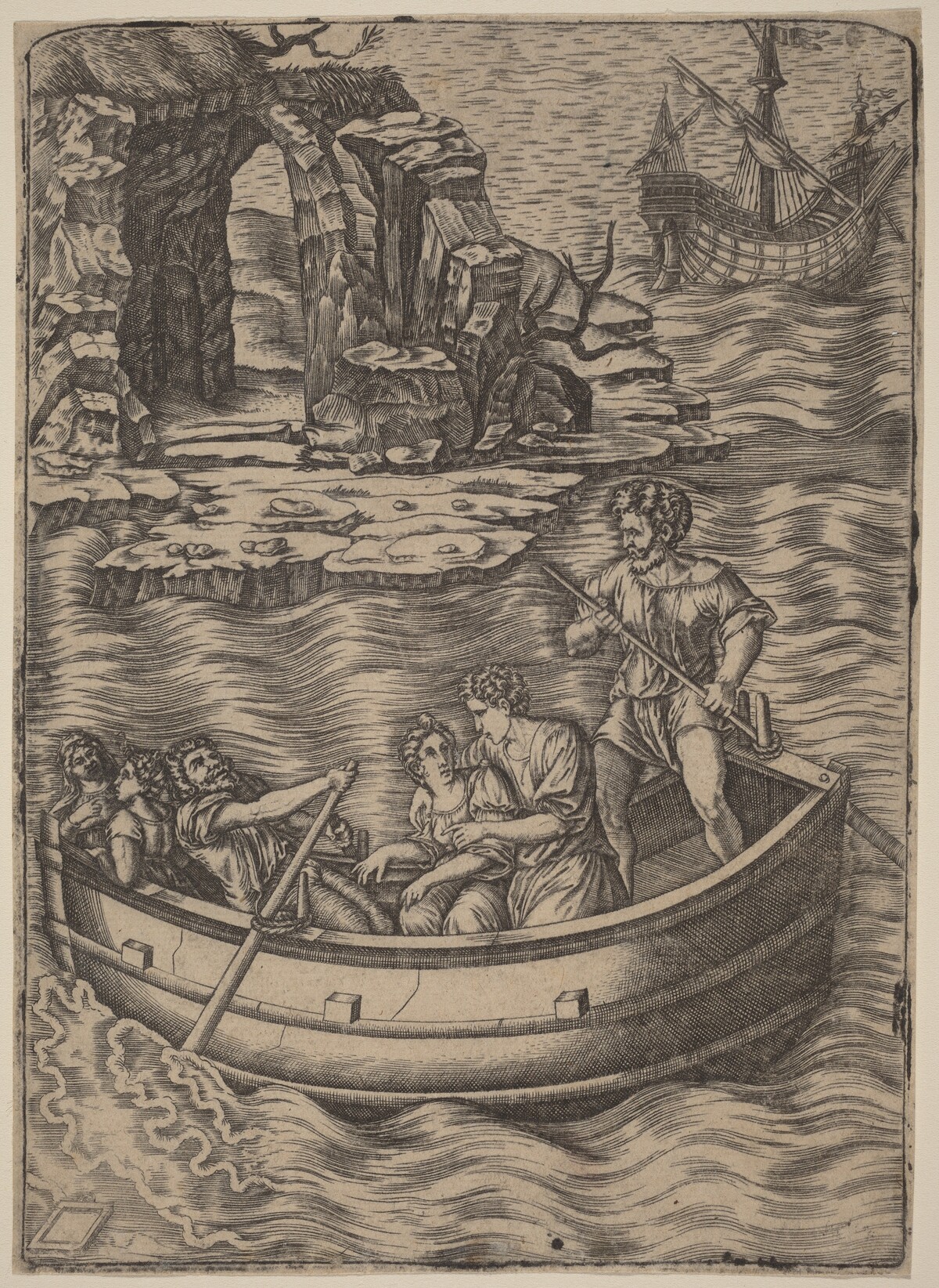 The Barc by Agostino dei Musi after Raphael