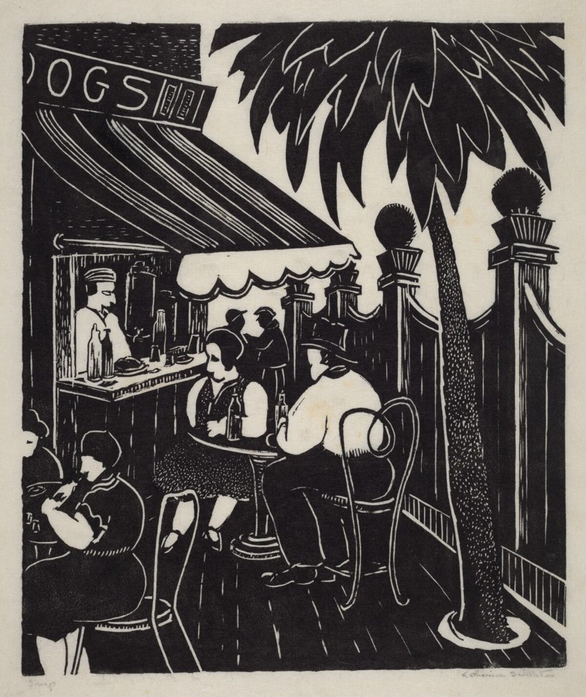 Untitled (Hot Dog Stand) by Katharine Schlater