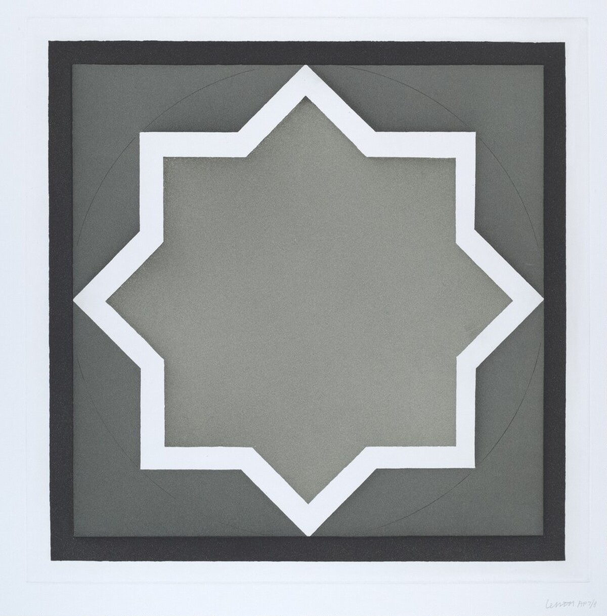 Stars-Light Center: 8 Point by Sol LeWitt
