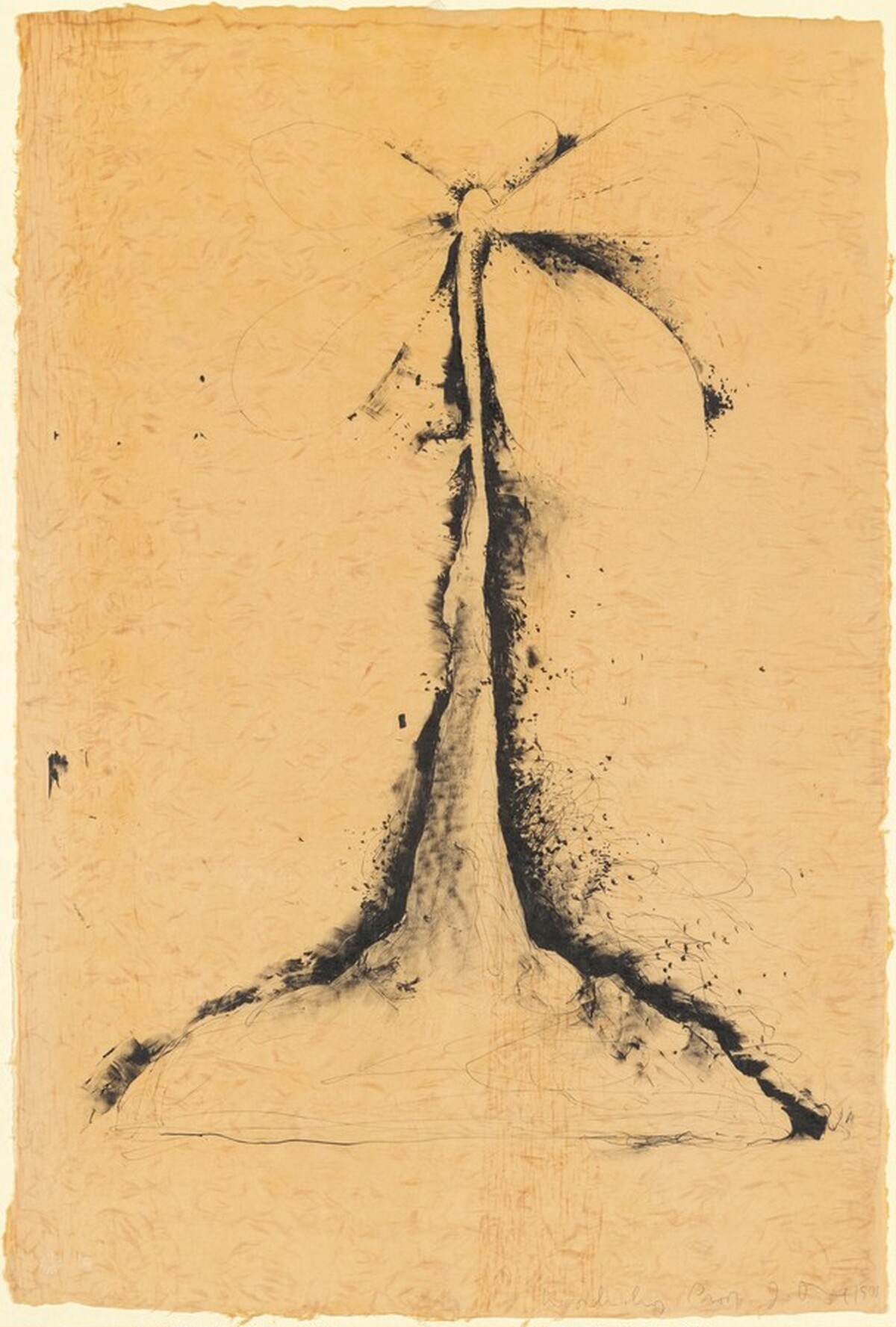 The Plant Becomes a Fan #2 by Jim Dine