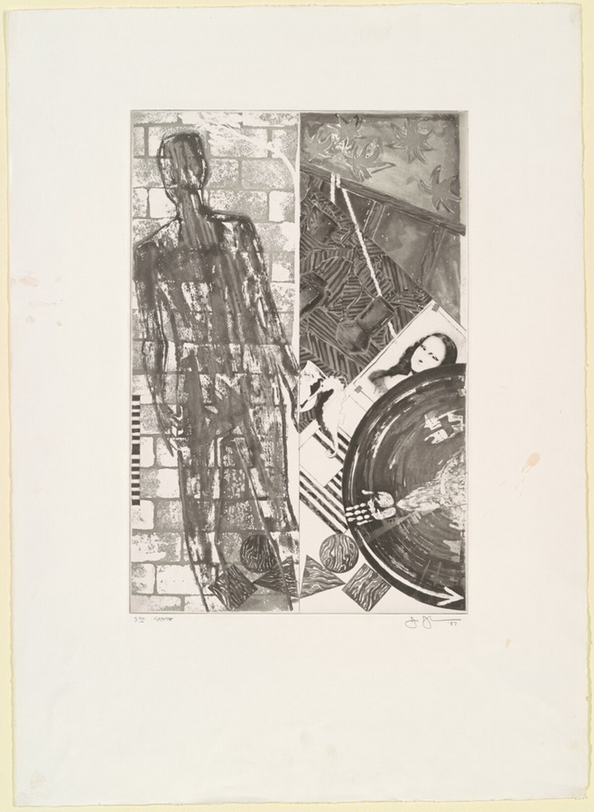 The Seasons (Summer) [state proof of 3rd state] by Jasper Johns