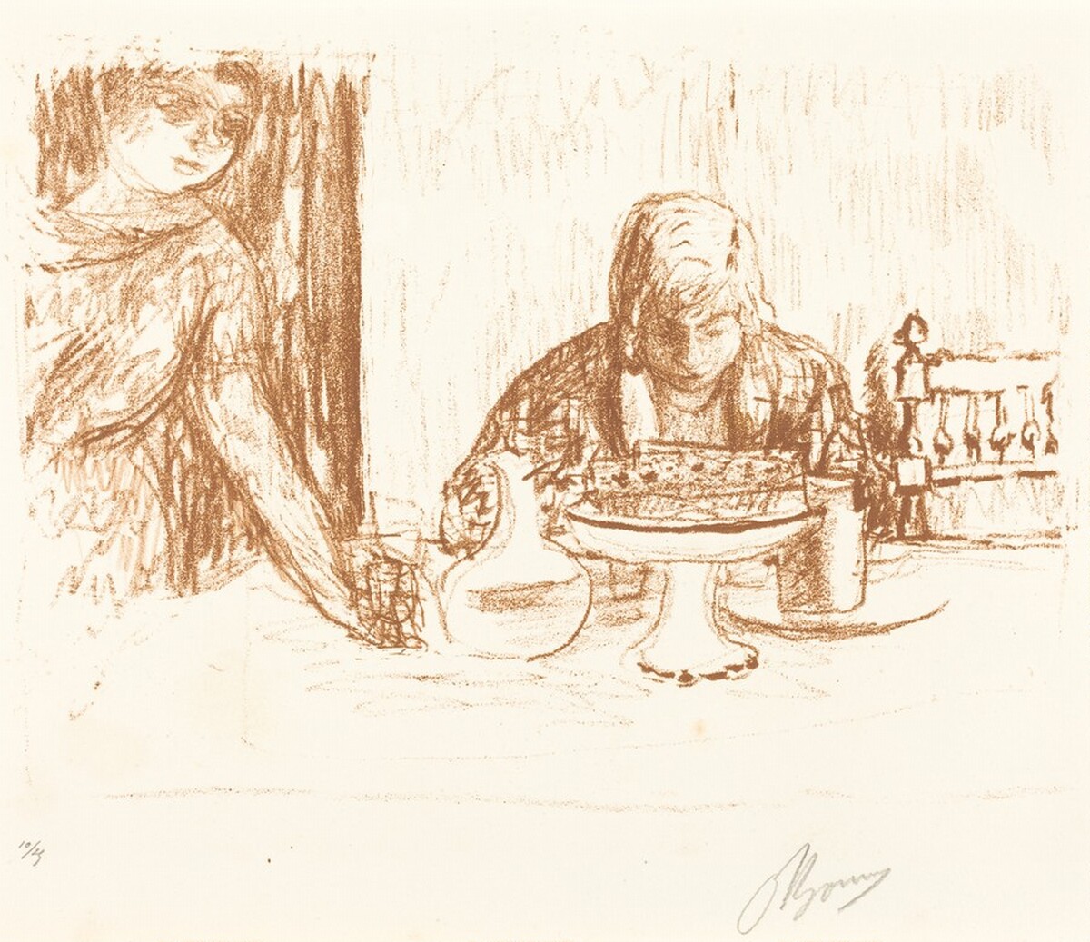 Fruit Bowl and Dish (La Coupe et la Compotier) by Pierre Bonnard