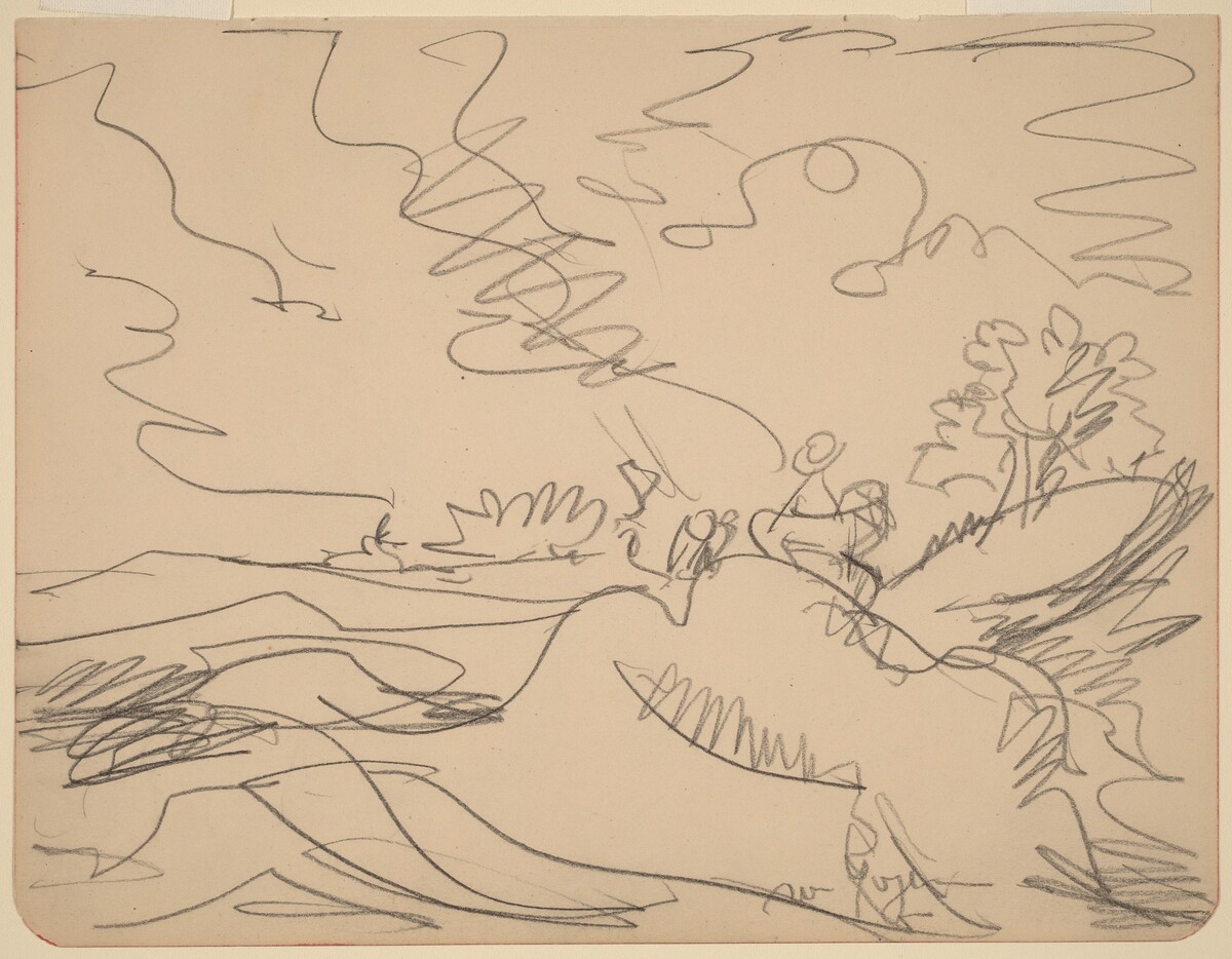 Landscape in the Taunus by Ernst Ludwig Kirchner