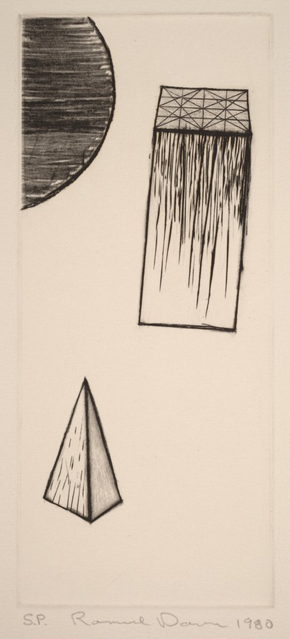 Drypoint Kappa [special proof] by Ronald Davis