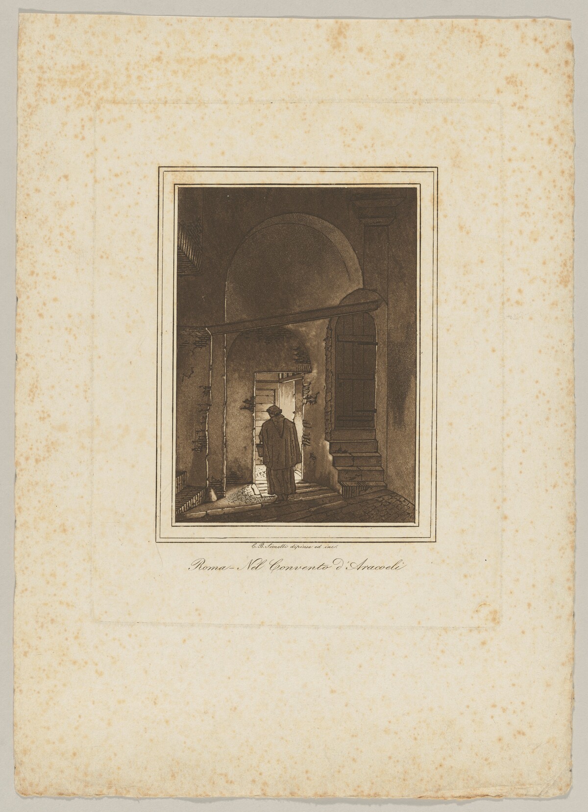 Nel Convento d’Aracoeli (In the Aracoeli Convent) by Carlo Baldassare Simelli
