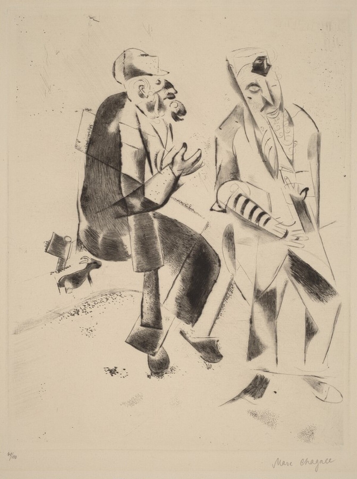 The Grandfathers by Marc Chagall