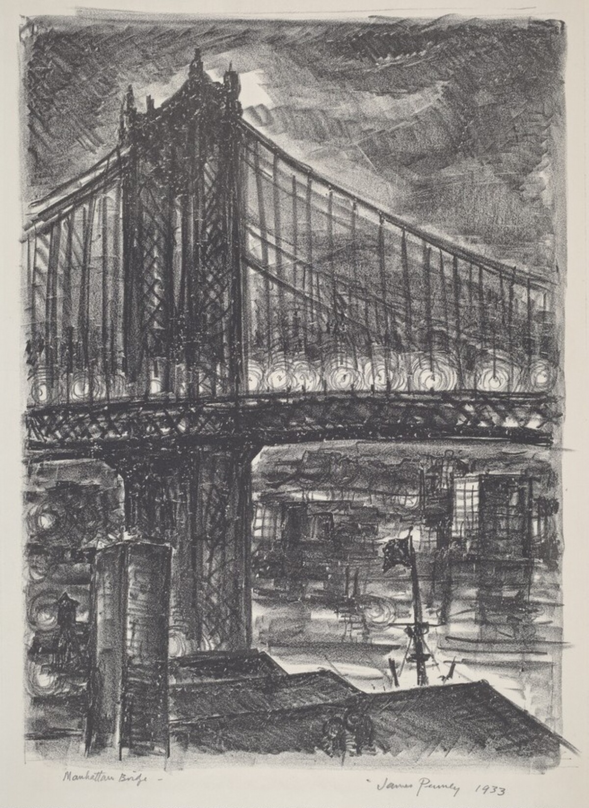 Manhattan Bridge by James Penney