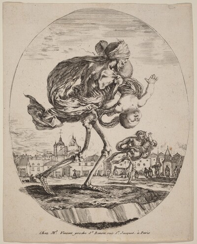 Death Carrying a Child to the Right