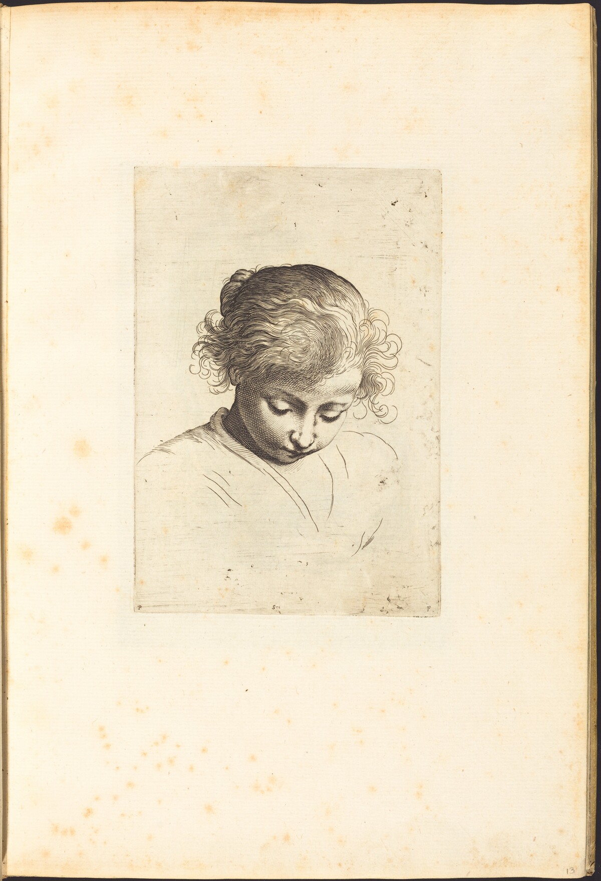 Print from Drawing Book by Luca Ciamberlano