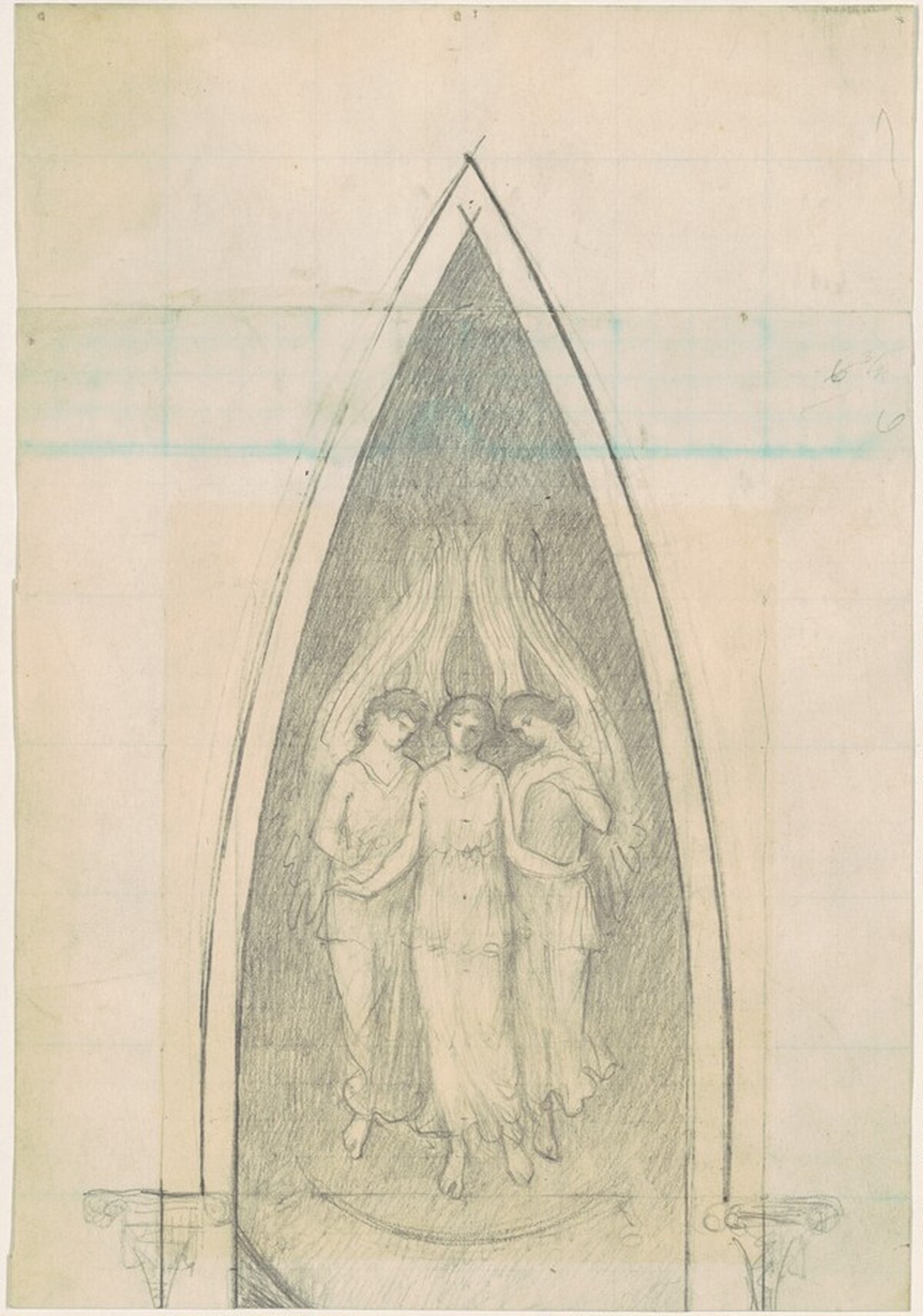 Study for "The Nativity" by Augustus Vincent Tack