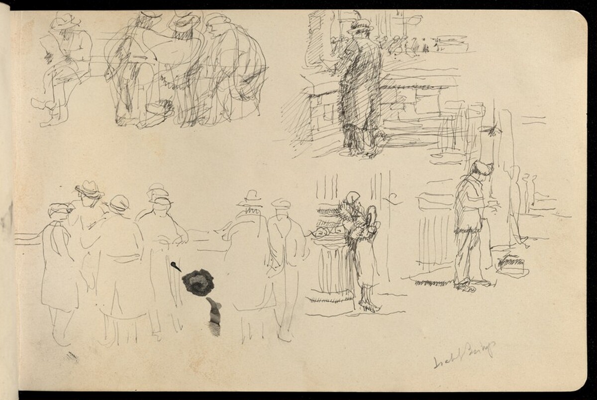 Isabel Bishop Early Sketchbook by Isabel Bishop