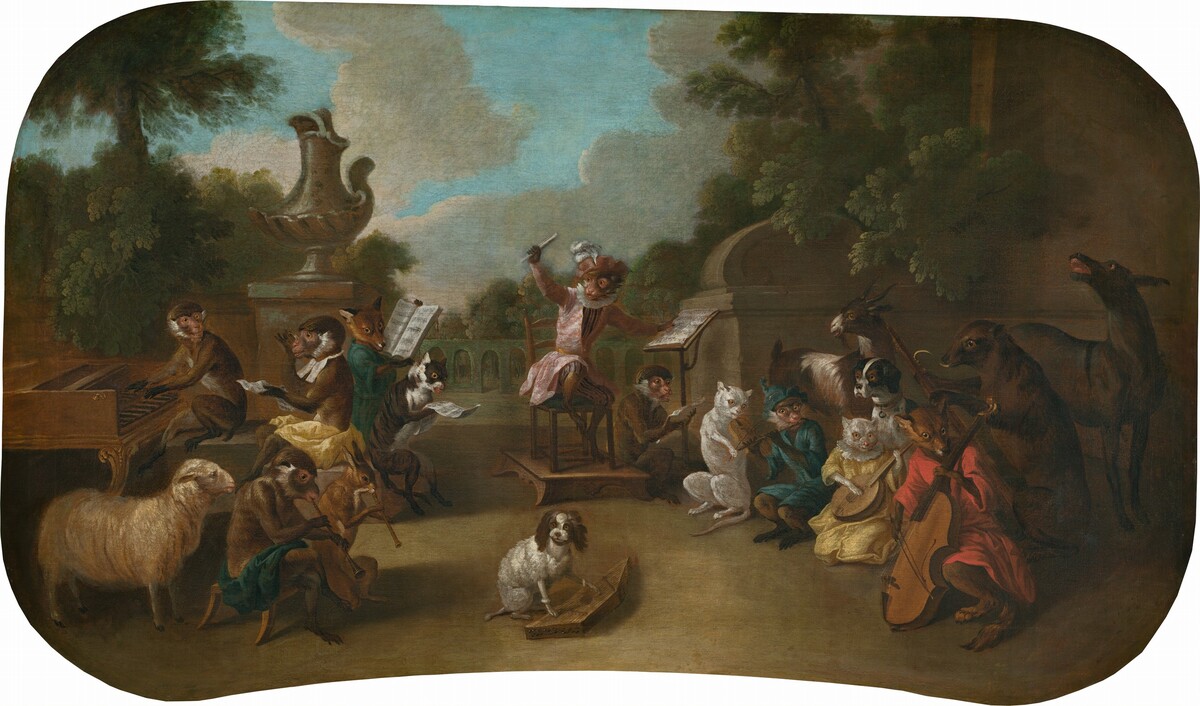 Singerie: The Concert by Christophe Huet