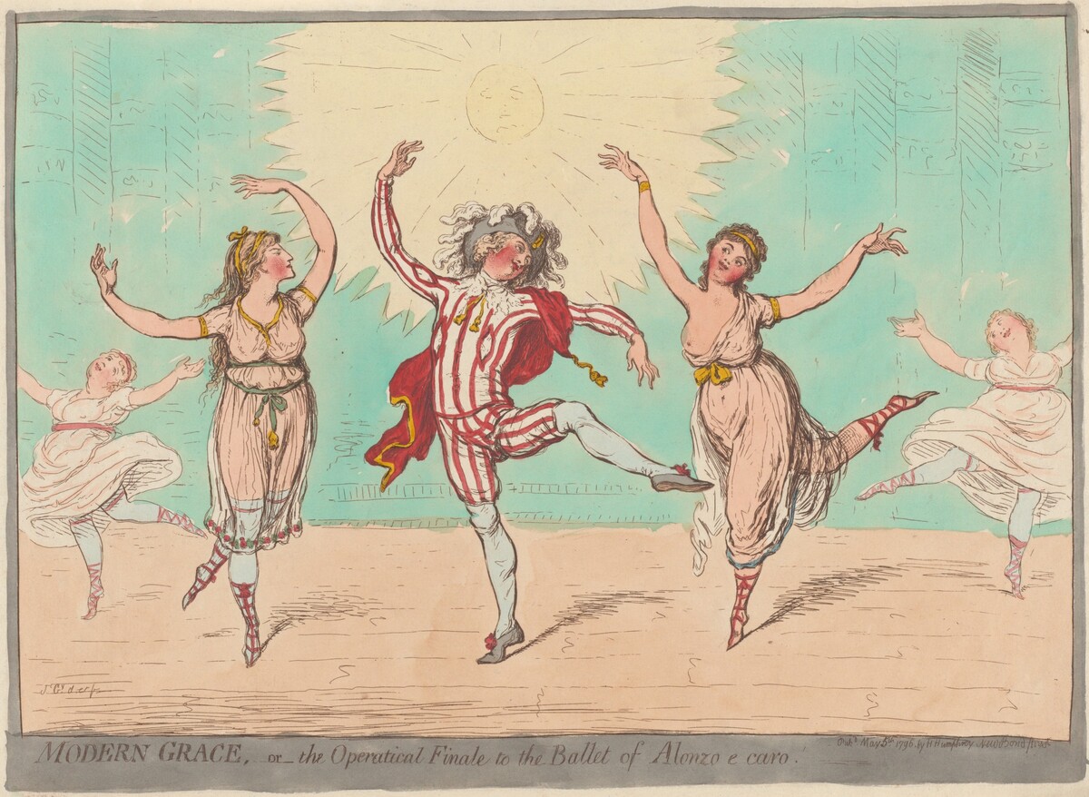 Modern Grace by James Gillray