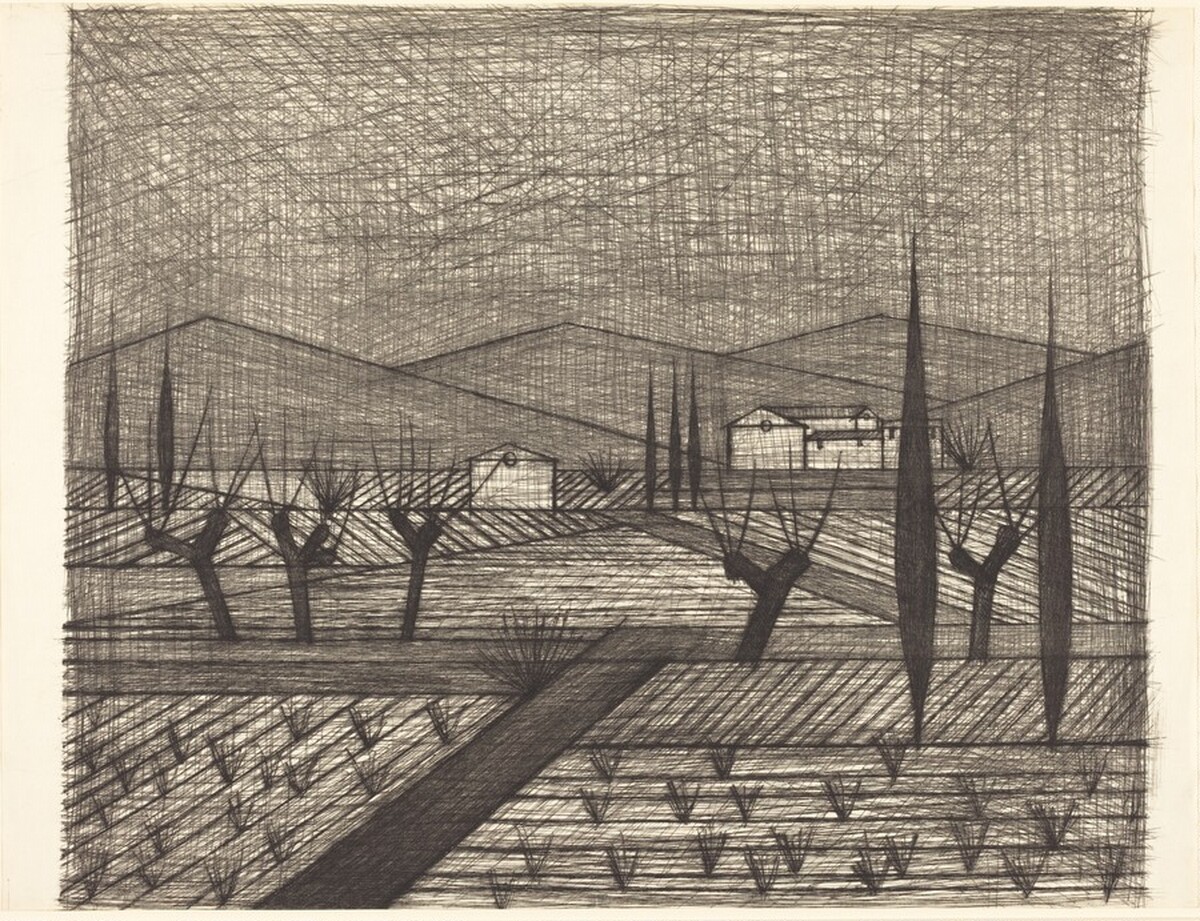 Landscape at Monaco by Bernard Buffet