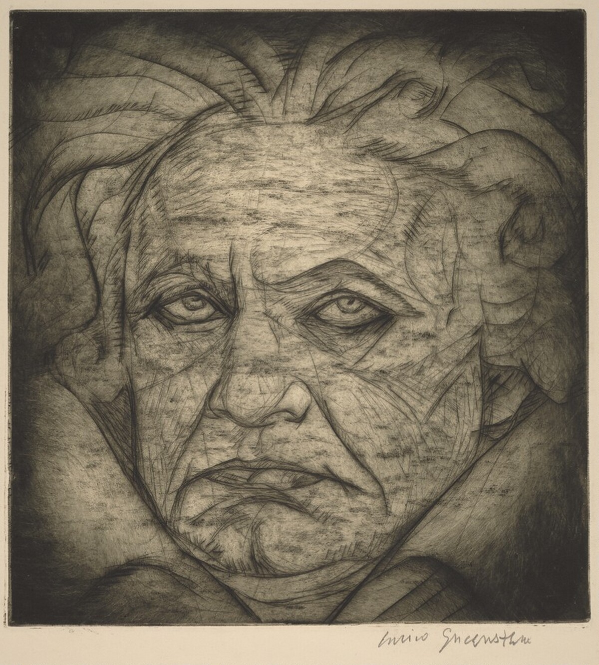 Beethoven by Henryk Glicenstein