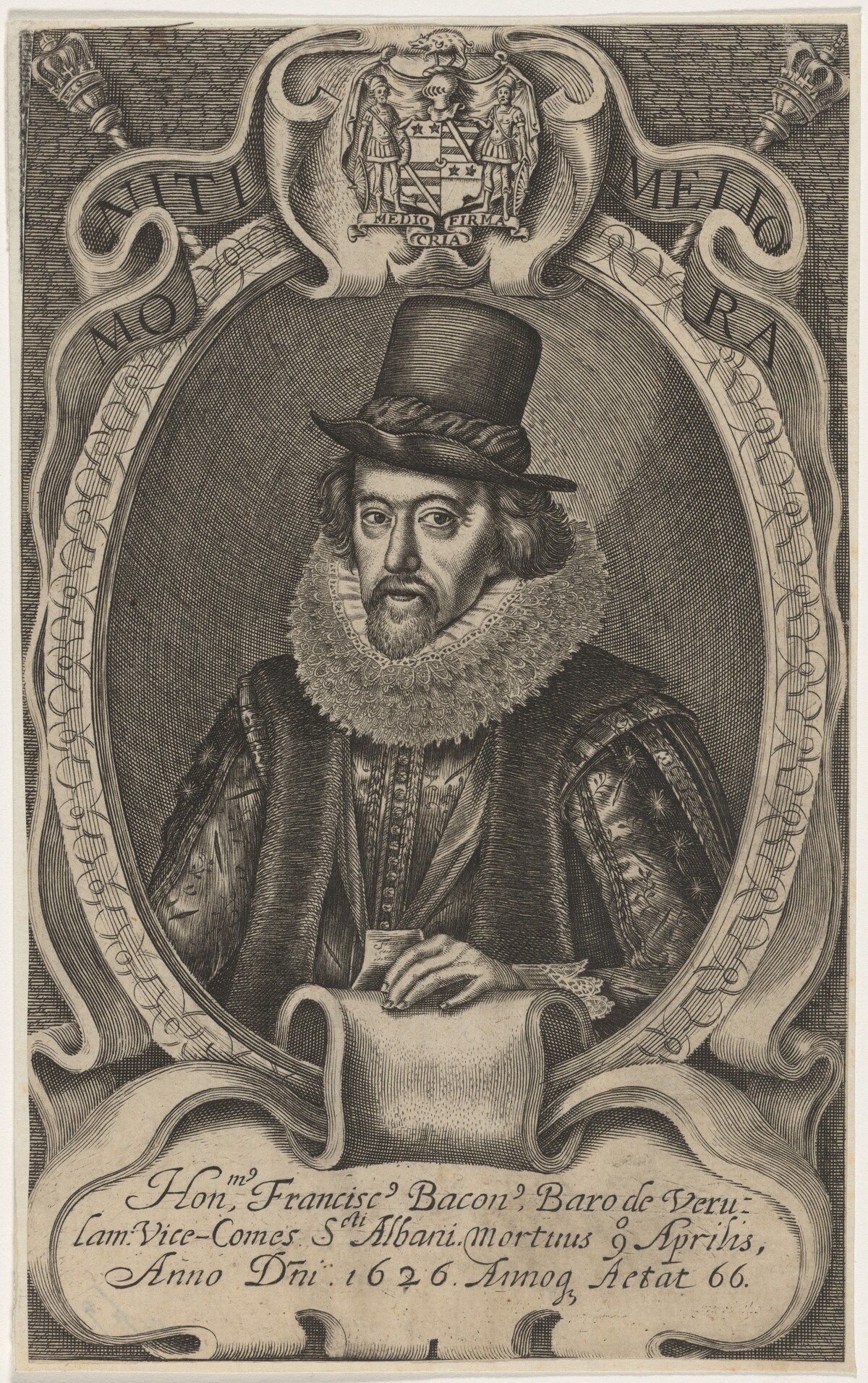 Sir Francis Bacon by Simon de Passe