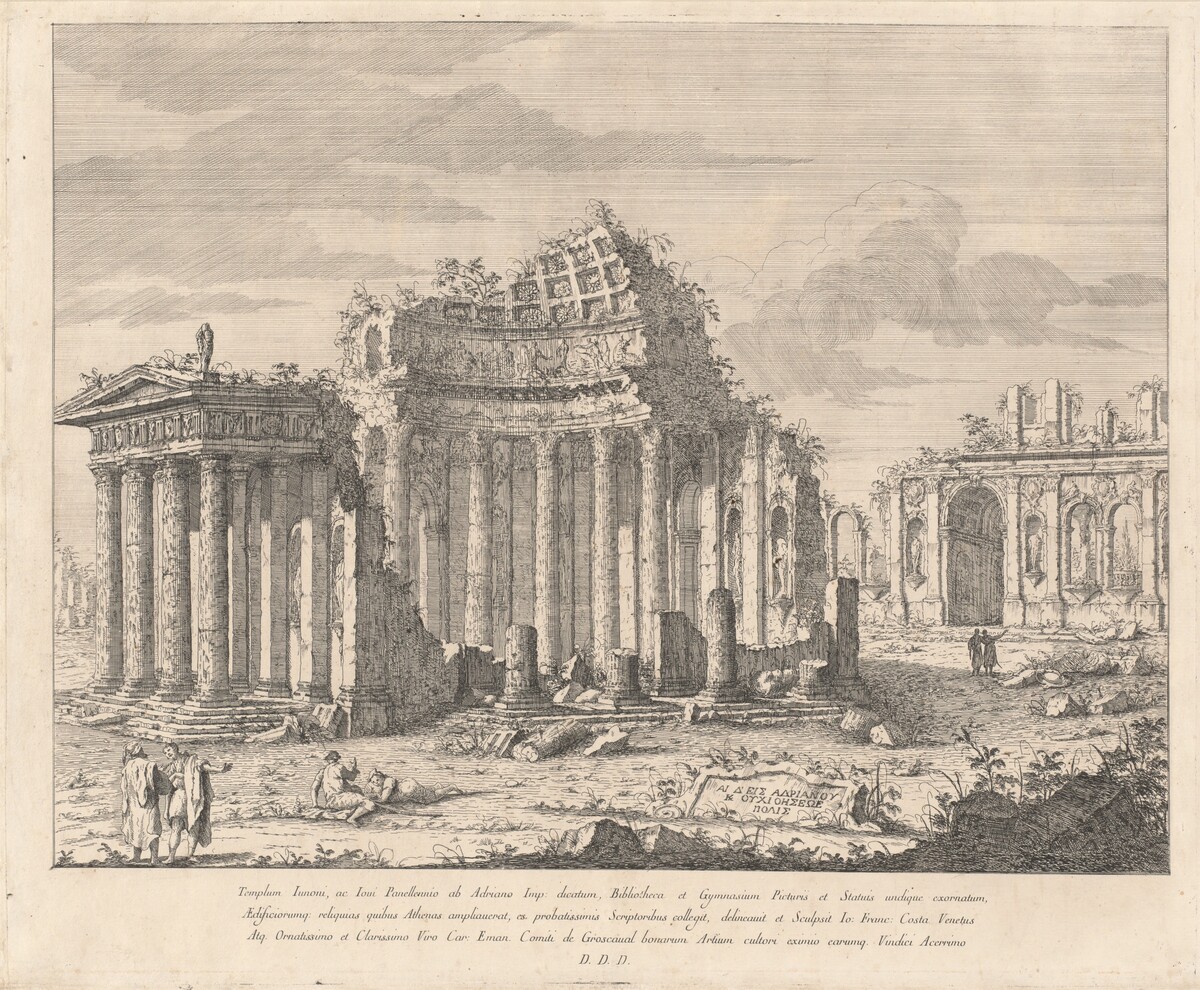 Templum Iunoni, ac Iovi Pavellennio (The Temple of Juno and Jupiter) by Giovanni Francesco Costa