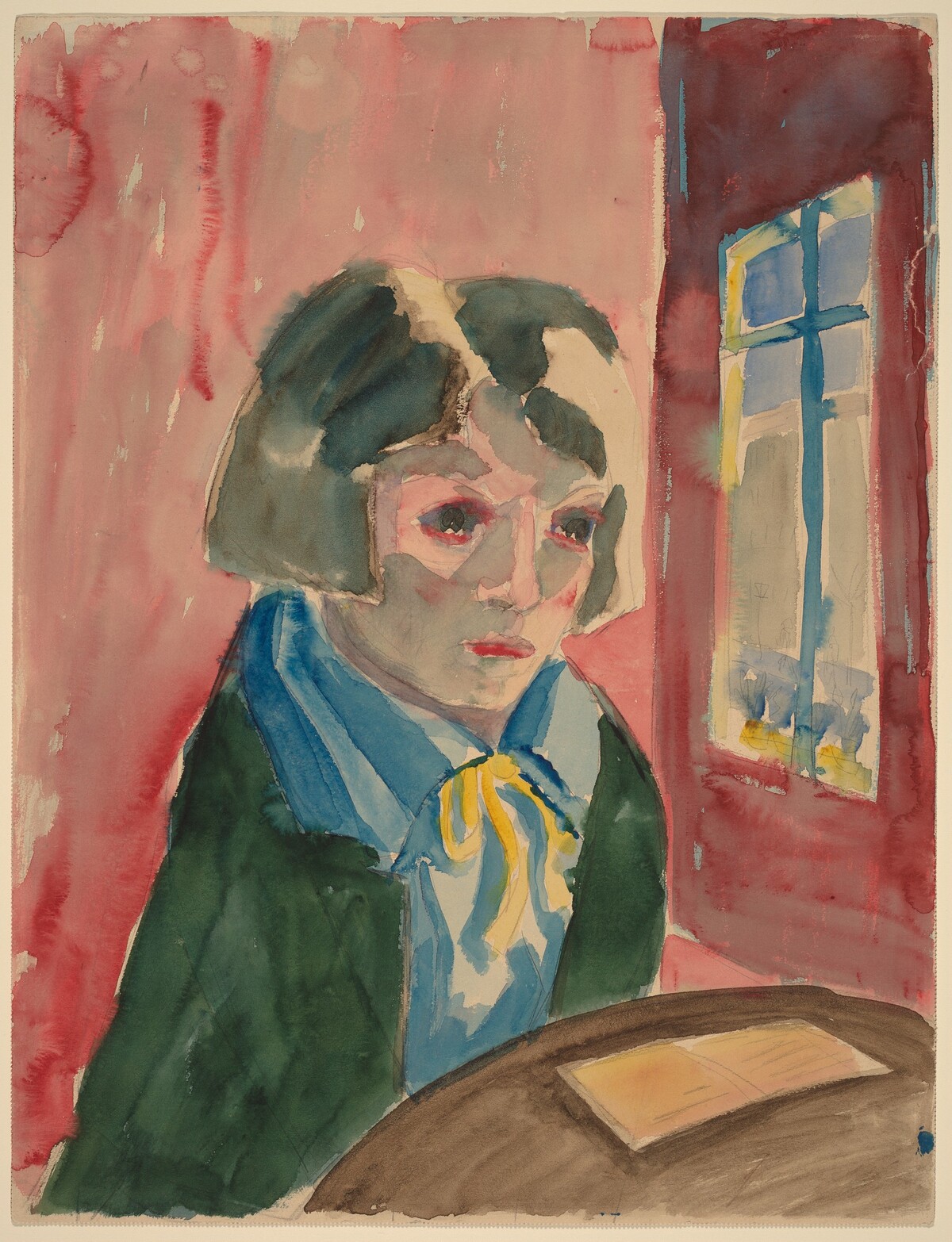 Mädchen am Fenster (Girl by the Window) by Walter Gramatté
