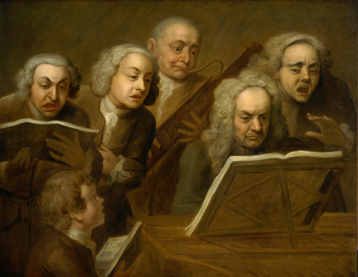 The Singing Party by Attributed to Philip Mercier