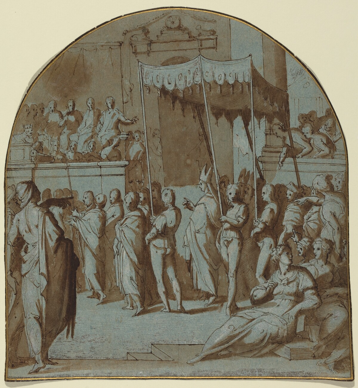 The Entry of Saint Antoninus into Florence by Attributed to Giovanni Balducci