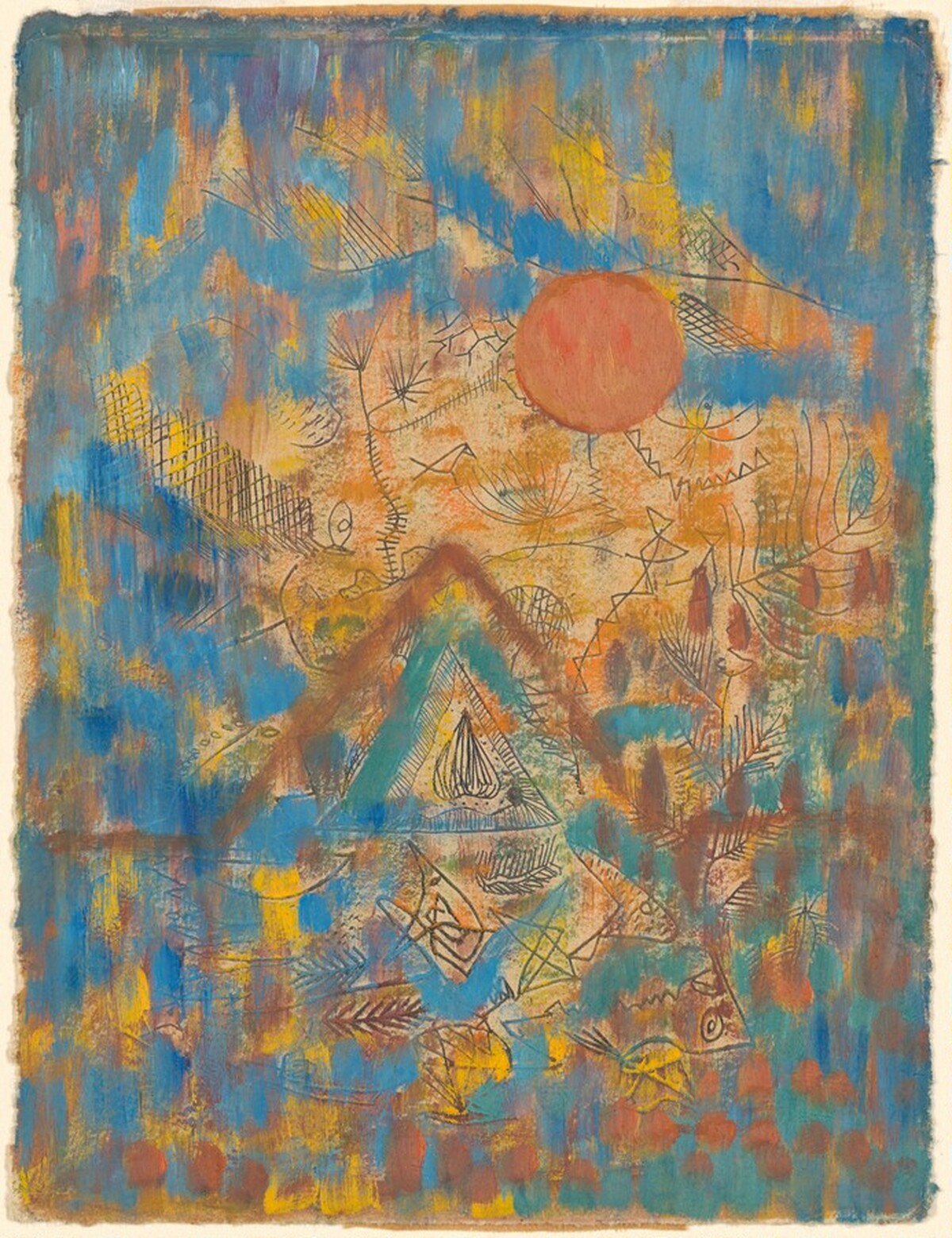 Abstract Composition by Attributed to Ynez Johnston