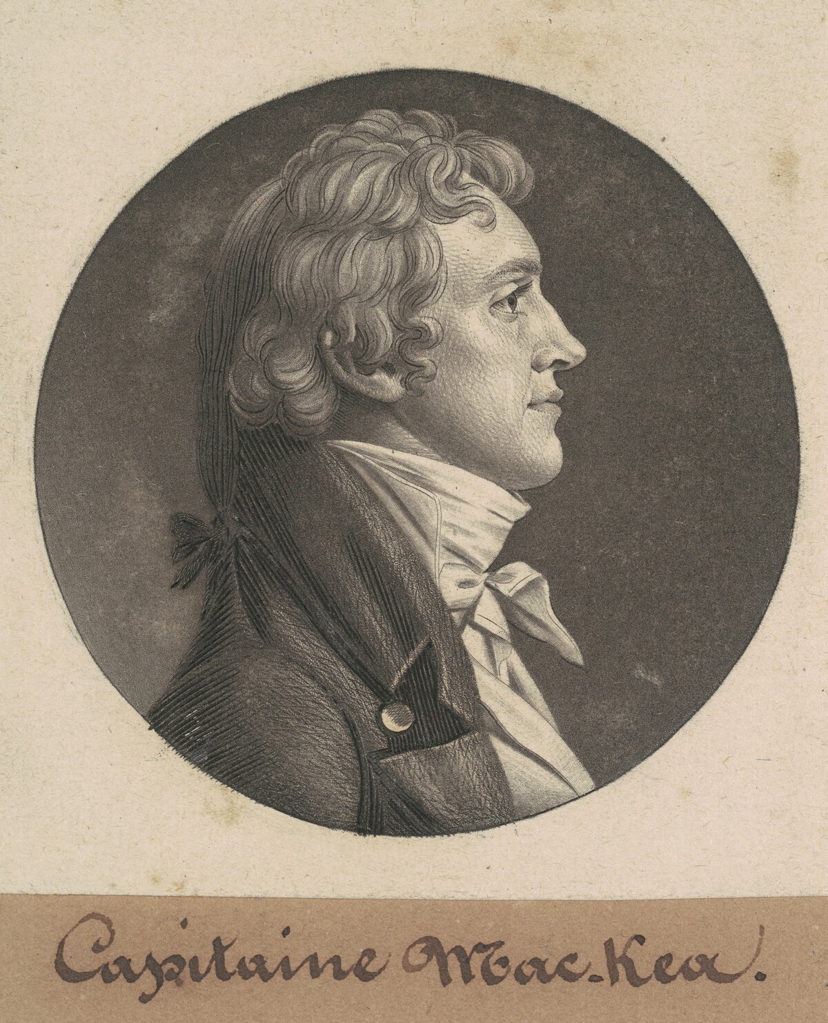 William MacRea by Charles B. J. Févret de Saint-Mémin